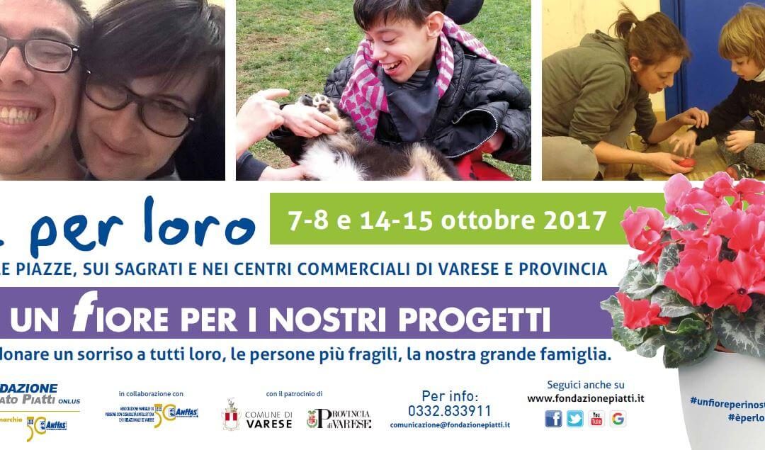 Save the date: 7-8 ottobre e 14-15 ottobre torna “Un Fiore per i nostri Progetti”