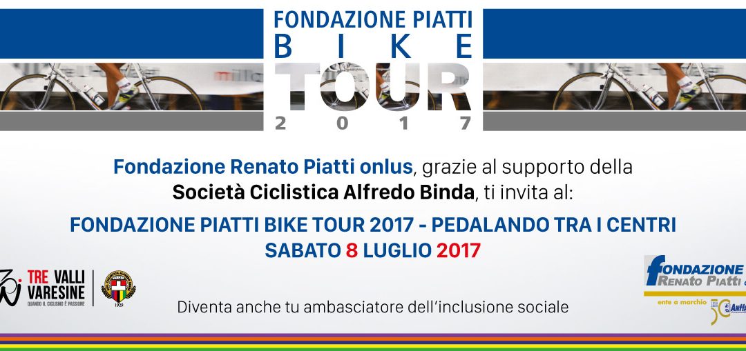 Pronti per la terza edizione del Fondazione Piatti Bike Tour