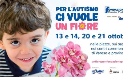 Save the date: 13-14 ottobre e 20-21 ottobre “Per l’autismo, ci vuole un fiore”