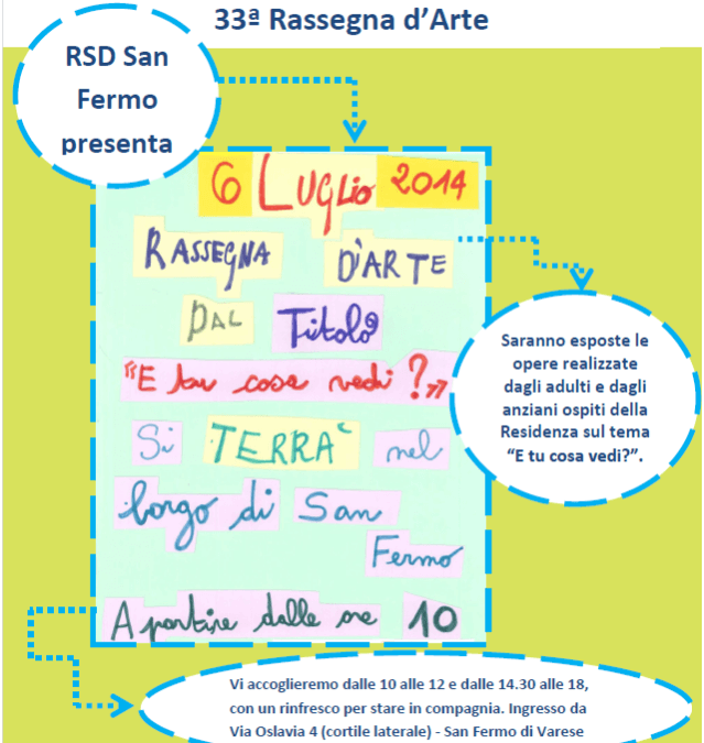 Domenica 6 luglio, Rassegna d’arte alla RSD di San Fermo