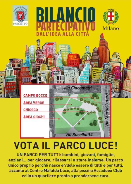 Aperte le votazioni per il parco in via Rucellai a Milano