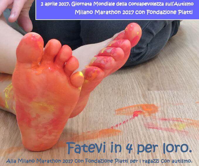2 aprile 2017, “Fatevi in 4 per loro” alla Milano Marathon